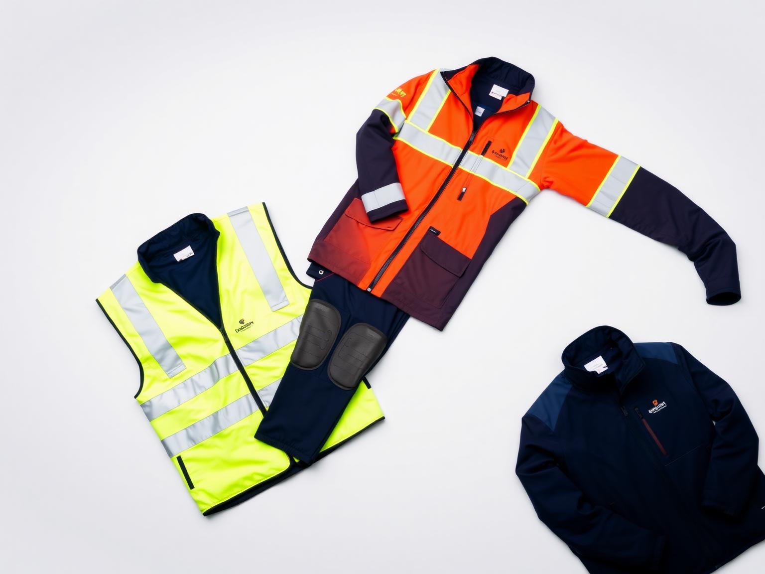 Hi-vis vests, jackets and workwear uniform collection