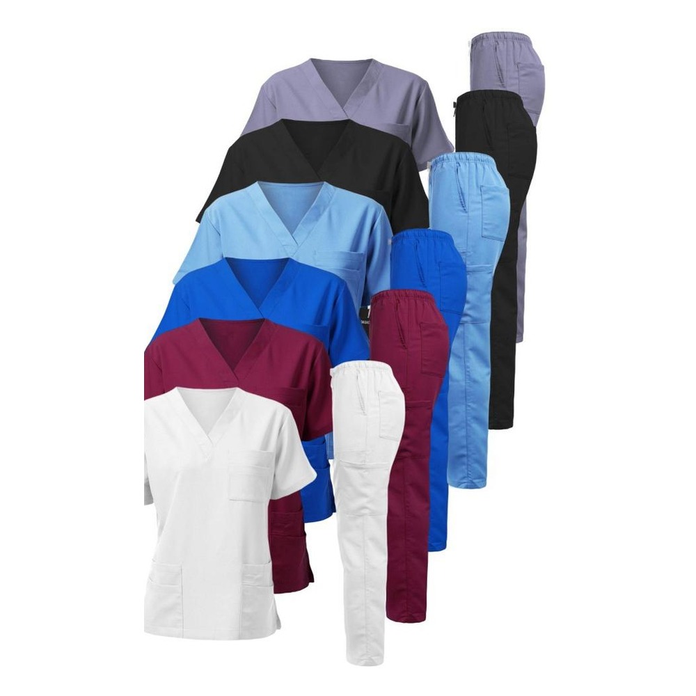Breathable Spandex Scrub Set — Hospital & Nursing Uniform