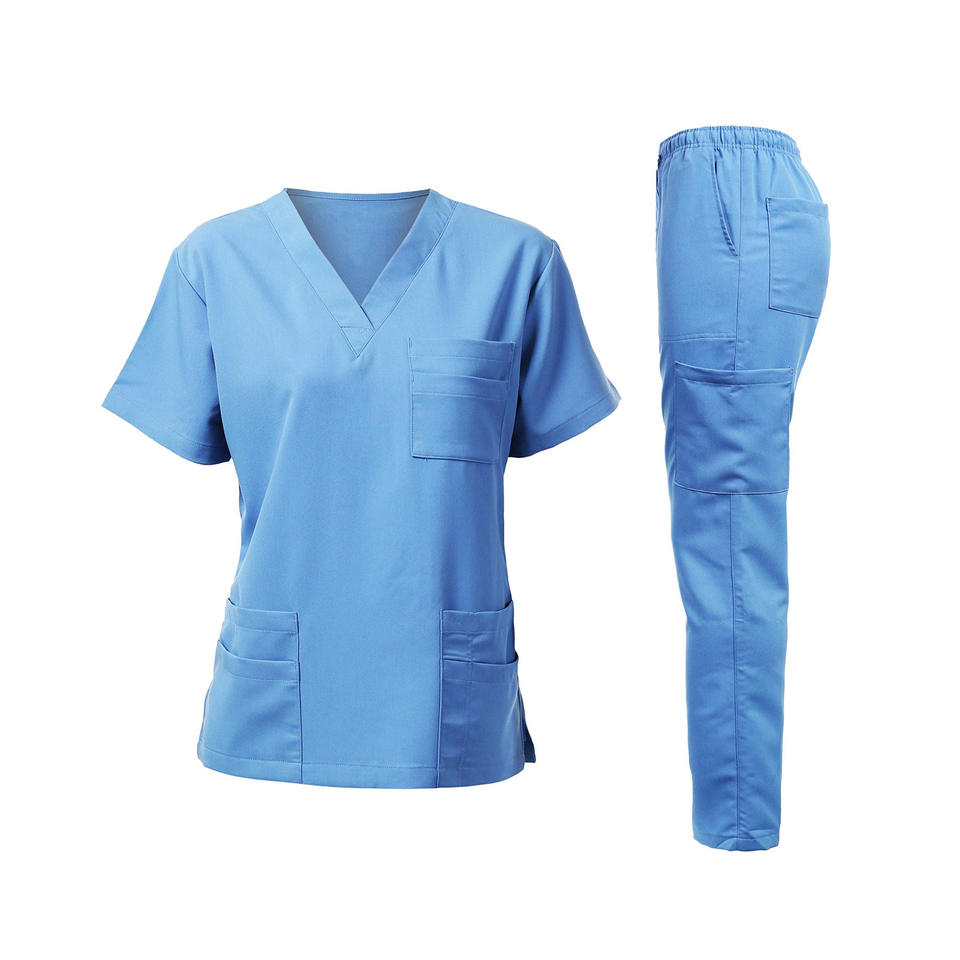 Breathable Spandex Scrub Set — Hospital & Nursing Uniform — view 2