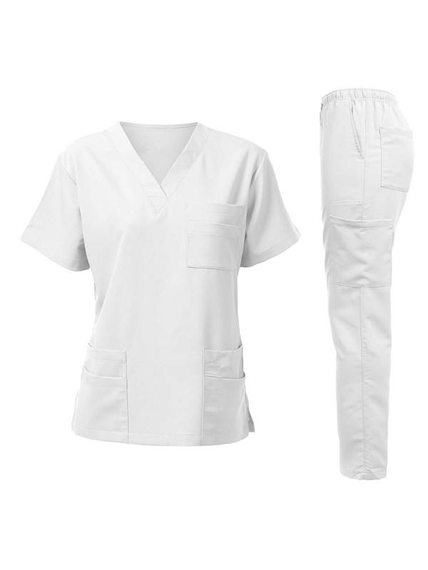 Breathable Spandex Scrub Set — Hospital & Nursing Uniform — view 3