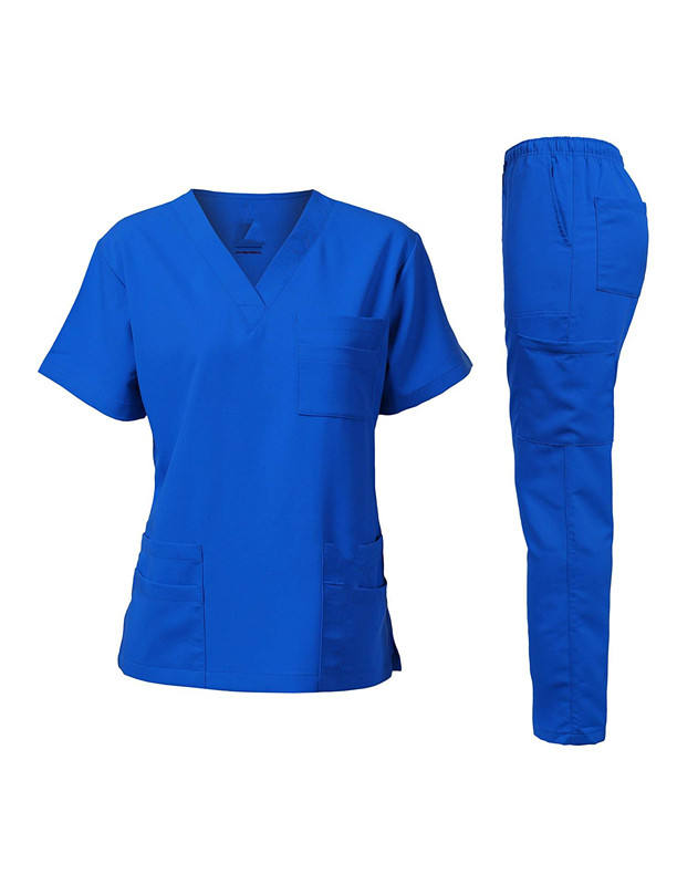 Breathable Spandex Scrub Set — Hospital & Nursing Uniform — view 4