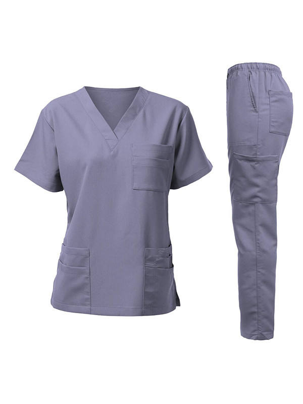 Breathable Spandex Scrub Set — Hospital & Nursing Uniform — view 5
