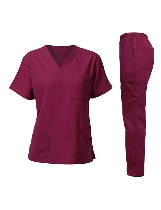 Breathable Spandex Scrub Set — Hospital & Nursing Uniform — view 6