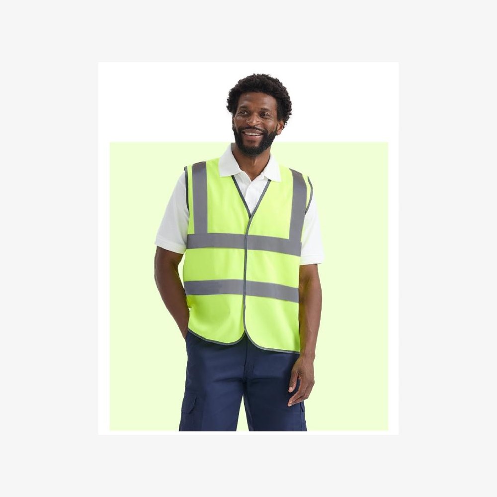 Hi Vis Safety Waistcoat — brochure code UC801